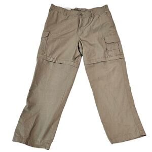 Mens Versatile Cargo Pants 40 30 Beige Khaki Zip Off NWT Red Head Outdoors Camp